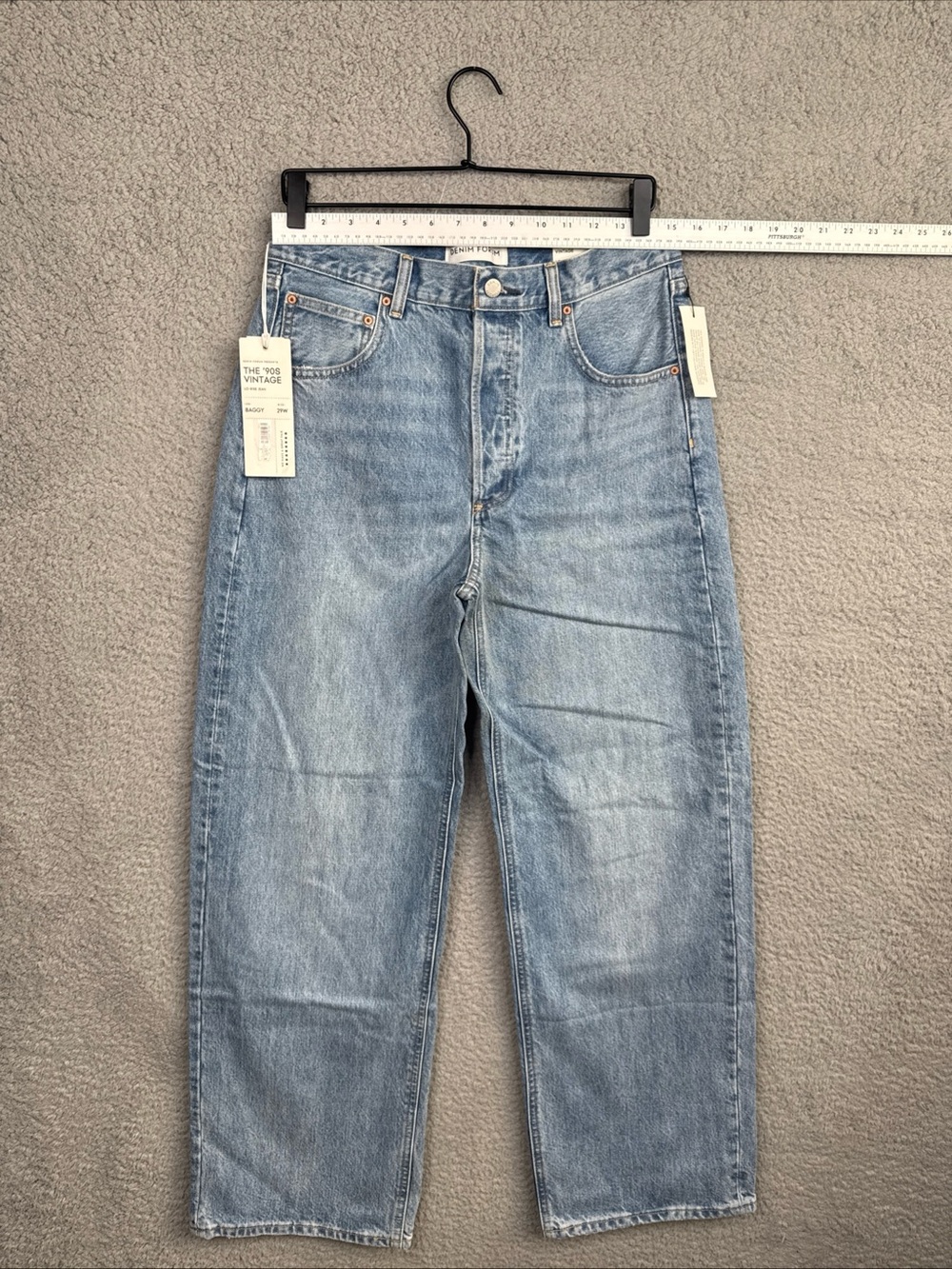 Aritzia Denim Forum "The 90s" Lo-Rise Baggy Wide Leg Jeans Women's Sz 29W NWT - Picture 3 of 16